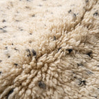 Amber Corridor Moroccan Runner Rug - handwoven Berber wool detail