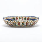 Andalusian Jewel Moroccan ceramic sink - white basin with fine jeweled border