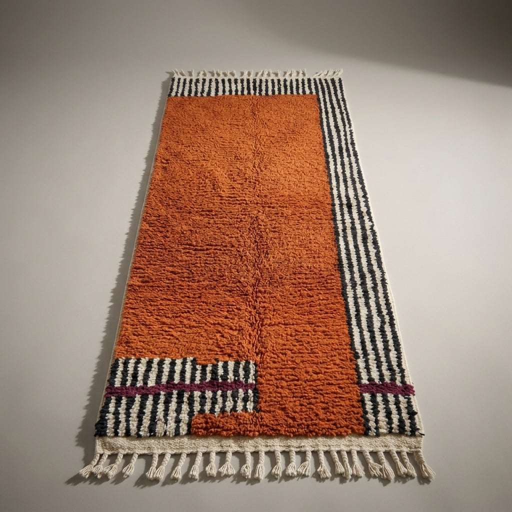 Atlas Corridor Moroccan Runner Rug - handwoven Berber wool