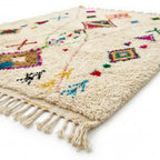 Atlas Diamond Azilal rug — full rug on white studio background