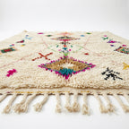 Atlas Diamond Azilal rug — full rug on white studio background
