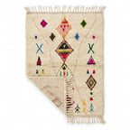 Atlas Diamond Azilal rug — full rug on white studio background