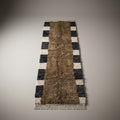 Azure Corridor Moroccan Runner Rug - handwoven Berber wool