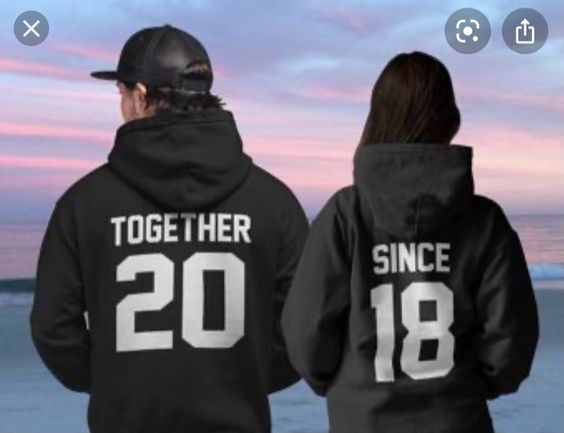 Together Since Customized Hoodie for Couple