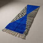 Berber Alley Moroccan Runner Rug - handwoven Berber wool