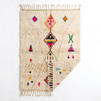 Berber X Azilal rug — full rug on white studio background