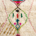Berber X Azilal rug — wool pile texture close-up
