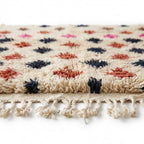 Berry Diamond Azilal rug — angled studio view showing the full rug