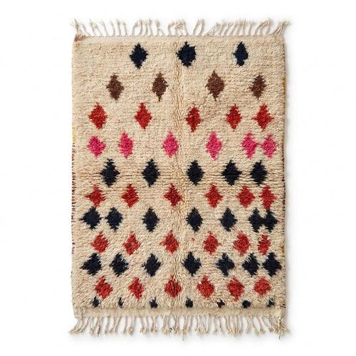 Berry Diamond Azilal rug — Berber pattern detail