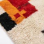 Bold Blocks Azilal rug — wool pile texture close-up