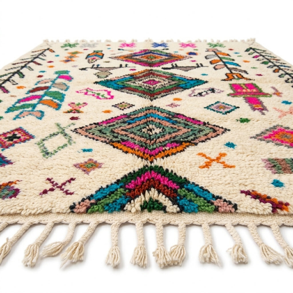 Carnival Azilal rug — full rug on white studio background