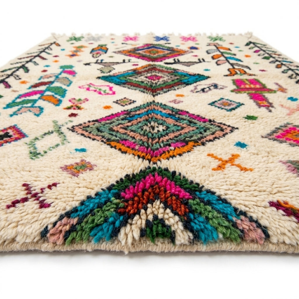 Carnival Azilal rug — full rug on white studio background