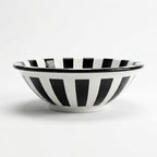 Casablanca Stripes Moroccan ceramic sink - side view