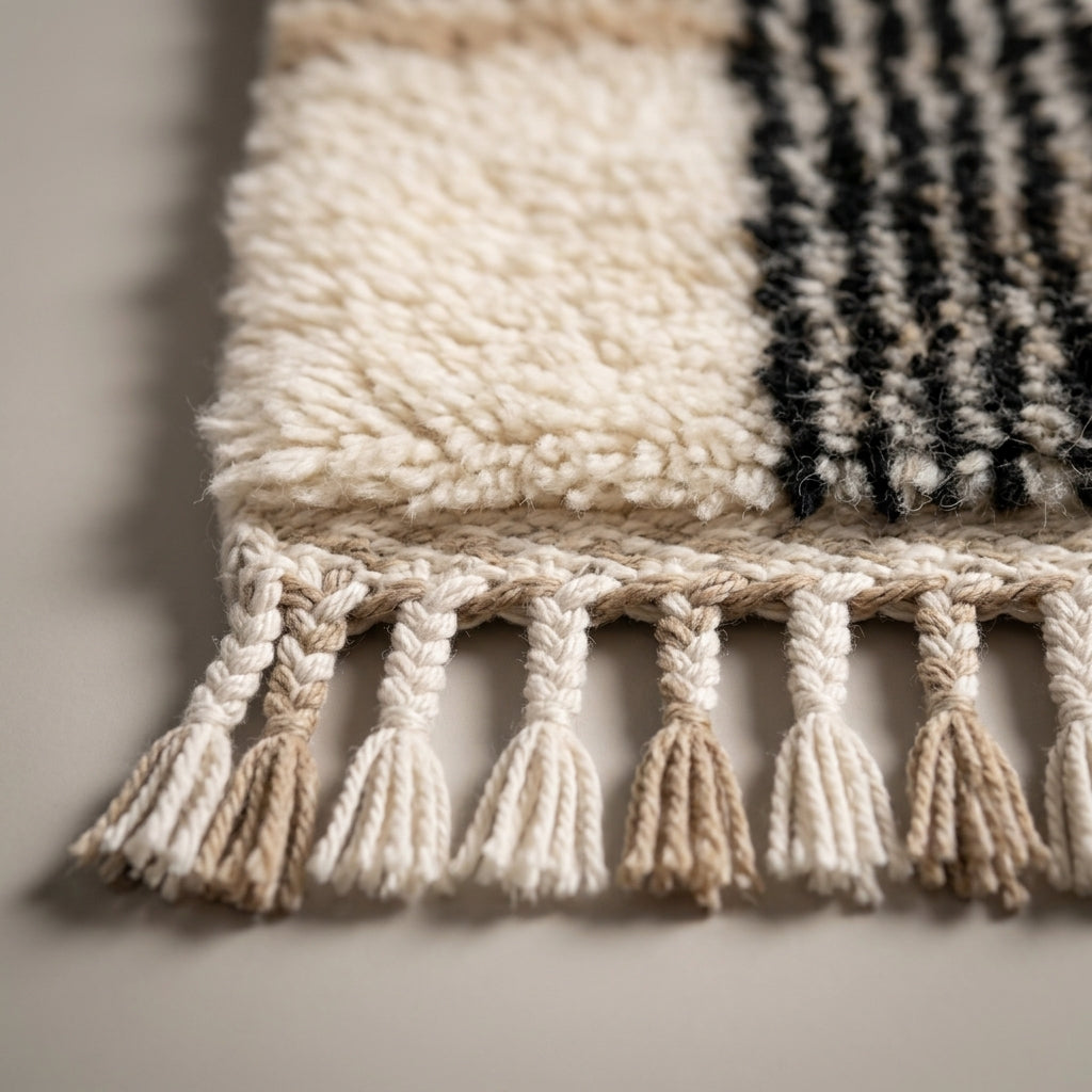 Cedar Alley Moroccan Runner Rug - handwoven Berber wool