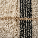 Cedar Alley Moroccan Runner Rug - handwoven Berber wool detail