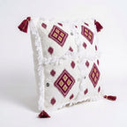 Berry Diamond Moroccan pillow cover, detail photo 4