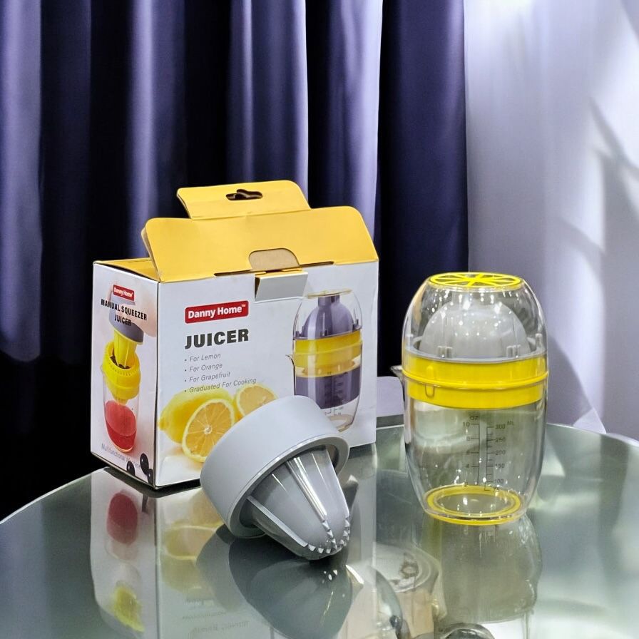DANY HOME 2Pcs Manual Juice Maker Hand Press Portable Citrus Juicer