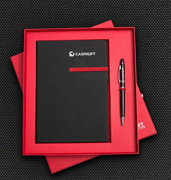 Diary and Pen With Company Logo