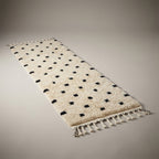 Dune Walk Moroccan Runner Rug - handwoven Berber wool detail