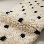 Dune Walk Moroccan Runner Rug - handwoven Berber wool detail