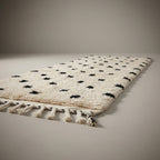 Dune Walk Moroccan Runner Rug - handwoven Berber wool detail