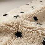 Dune Walk Moroccan Runner Rug - handwoven Berber wool detail