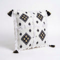 Black and Gold Moroccan pillow cover, detail photo 3