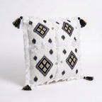 Black and Gold Moroccan pillow cover, detail photo 3