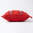 Red Sequin Moroccan pillow cover, detail photo 4