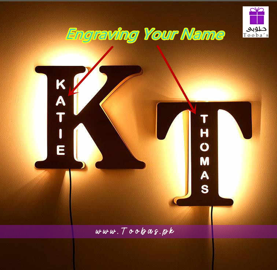 Letter Name Lamp | Room Decor Lamp |