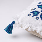 Starburst Moroccan pillow cover, detail photo 4