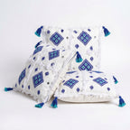 Ivory Corners Moroccan pillow cover 45x45 cm, studio photo