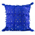 Majorelle Sequin Moroccan pillow cover, detail photo 2