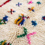 Festival Confetti Azilal rug — wool pile texture close-up