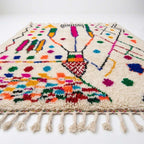 Fiesta Bloom Azilal rug — full rug on white studio background