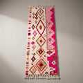 Fig Path Moroccan Runner Rug - handwoven Berber wool