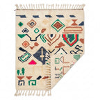 Forest Ember Azilal rug — full rug on white studio background