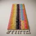 Harvest Alley Moroccan Runner Rug - handwoven Berber wool detail