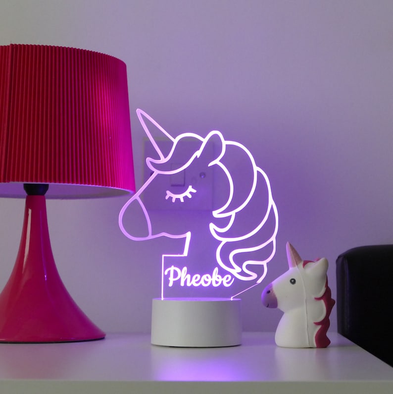 Unicorn Night Light | Kids Bedroom Decor
