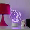 Unicorn Night Light | Kids Bedroom Decor