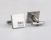 Custom Engraved Square Cufflinks