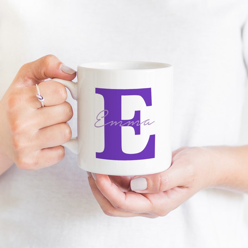 Alphabet Initial Name Mug