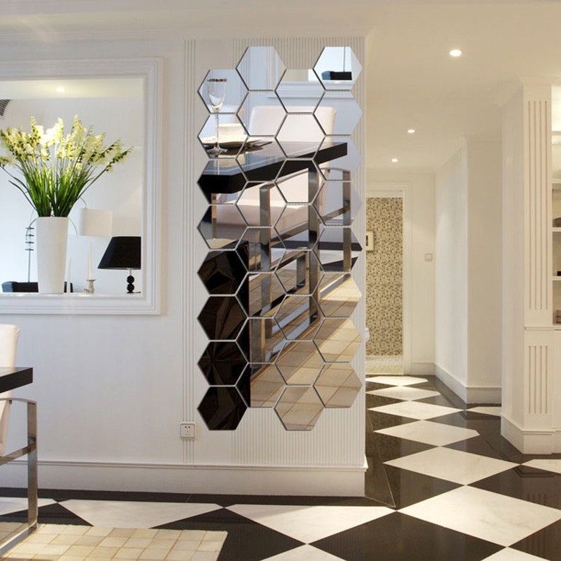 Hexagon Wall Mirrors for Room