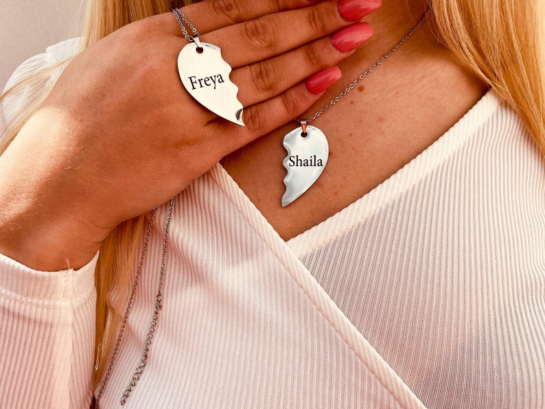 PERSONALIZED SPLIT NECKLACE - FOR LOVERS!