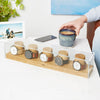 Watch Stand for Five Watches / Peach Wood Watch Storage