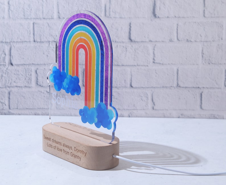 Rainbow Led Customized Name Lamp