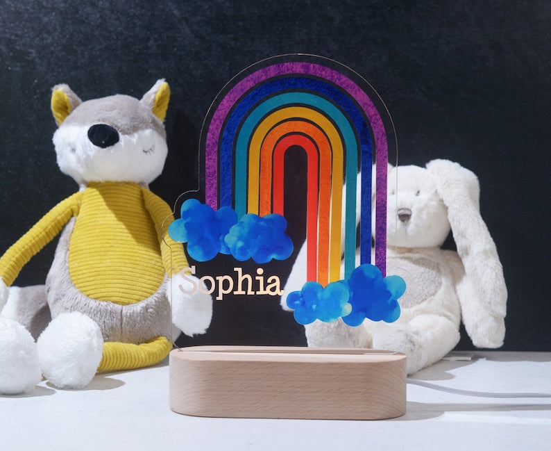 Rainbow Led Customized Name Lamp