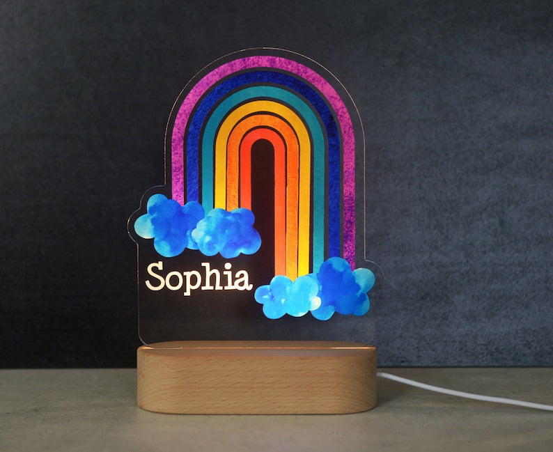 Rainbow Led Customized Name Lamp
