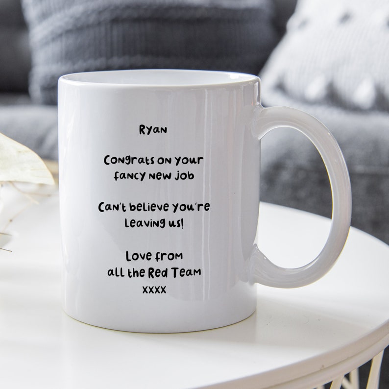 Farewell Mug for Collegue