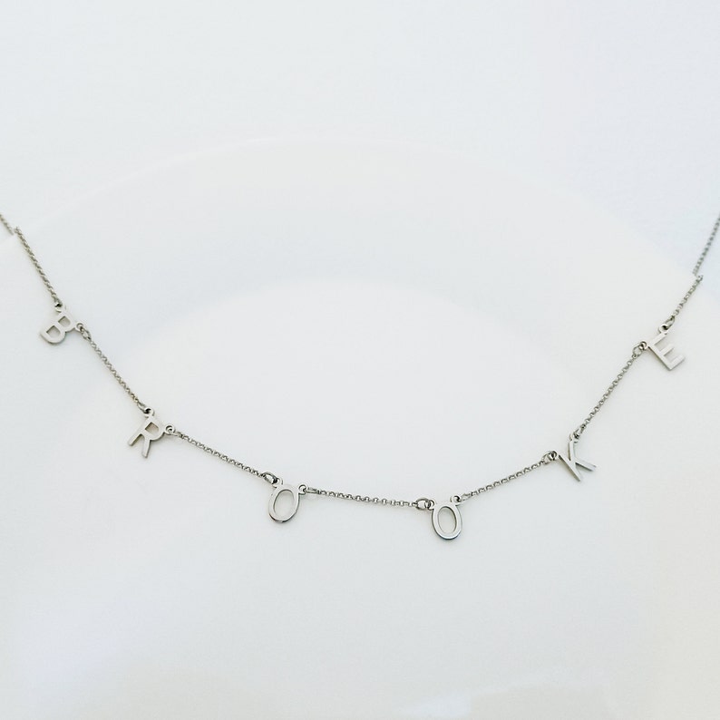 Alphabets Name necklace